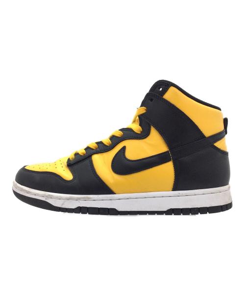 NIKE（ナイキ）NIKE (ナイキ) Dunk High イエロー×ブラック サイズ:US9、UK8、EUR42.5、cm27、BR40.5、CN270(2.5)の古着・服飾アイテム