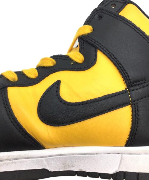 NIKE（ナイキ）NIKE (ナイキ) Dunk High イエロー×ブラック サイズ:US9、UK8、EUR42.5、cm27、BR40.5、CN270(2.5)の古着・服飾アイテム