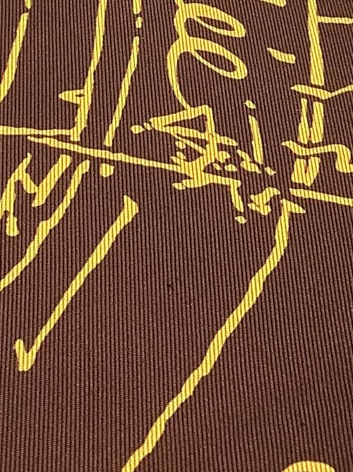 HERMES（エルメス）HERMES (エルメス) シルクスカーフ ブラウンの古着・服飾アイテム