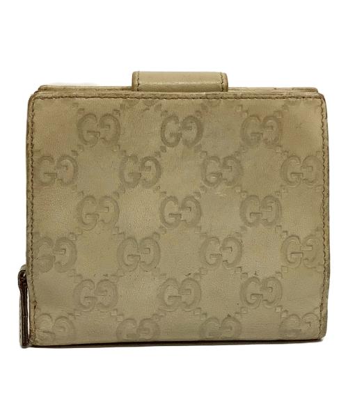 GUCCI（グッチ）GUCCI (グッチ) 2つ折り財布 グレーの古着・服飾アイテム