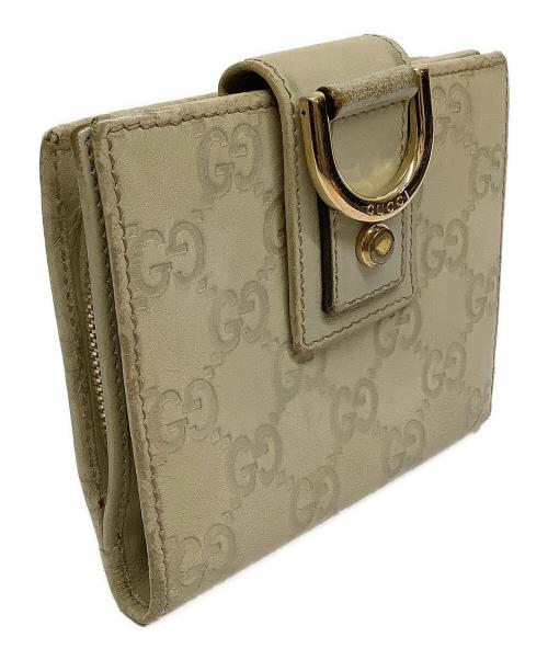 GUCCI（グッチ）GUCCI (グッチ) 2つ折り財布 グレーの古着・服飾アイテム