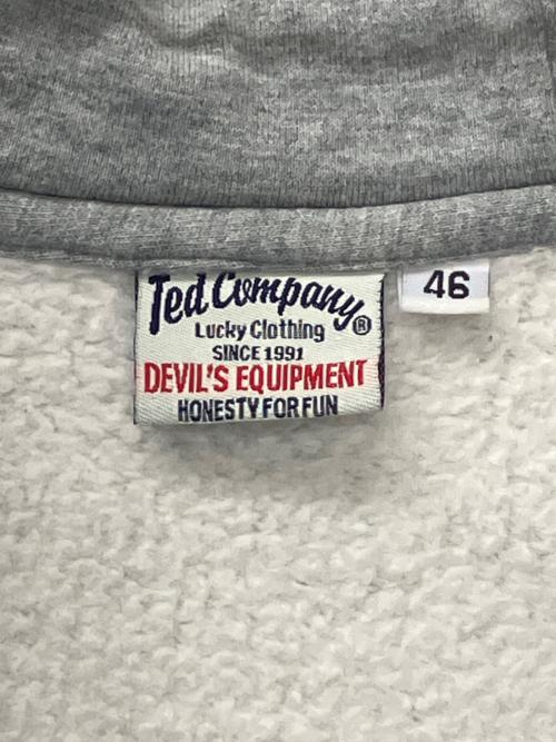 TED COMPANY（テッドカンパニー）TED COMPANY (テッドカンパニー) ジップパーカー グレー サイズ:46の古着・服飾アイテム
