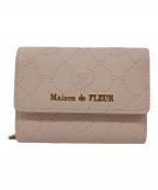 Maison de FLEURメゾンドフルール）の古着「カラーモノグラムウォレット」｜ライトピンク