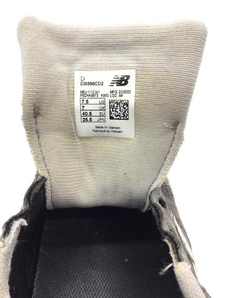 NEW BALANCE（ニューバランス）NEW BALANCE (ニューバランス) CM996CD2 グレー サイズ:US7.5、UK7、EU40.5、JPN25.5の古着・服飾アイテム