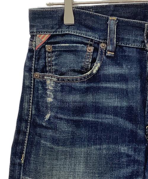 Denim & Supply Ralph Lauren（デニム＆サプライ ラルフローレン）Denim & Supply Ralph Lauren (デニム＆サプライ ラルフローレン) パッチワークデニムパンツ ブルー サイズ:W30の古着・服飾アイテム