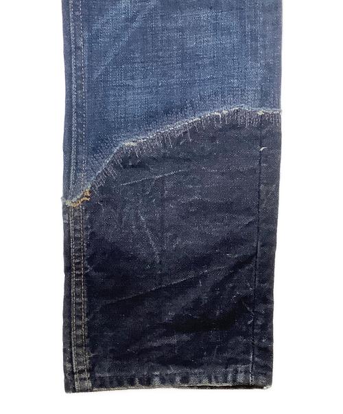 Denim & Supply Ralph Lauren（デニム＆サプライ ラルフローレン）Denim & Supply Ralph Lauren (デニム＆サプライ ラルフローレン) パッチワークデニムパンツ ブルー サイズ:W30の古着・服飾アイテム