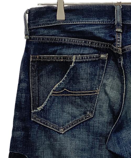 Denim & Supply Ralph Lauren（デニム＆サプライ ラルフローレン）Denim & Supply Ralph Lauren (デニム＆サプライ ラルフローレン) パッチワークデニムパンツ ブルー サイズ:W30の古着・服飾アイテム