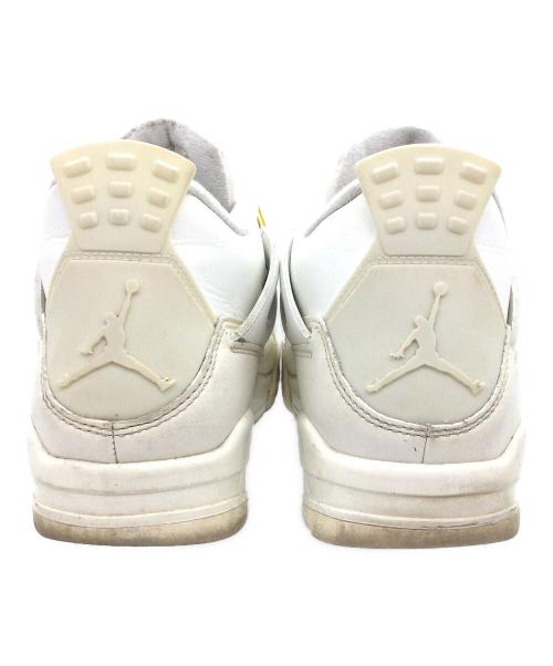 NIKE（ナイキ）NIKE (ナイキ) WMNS Air Jordan 4 Retro ホワイト サイズ:US9.5、UK7、EUR41、cm26.5、BR39.5、CN265の古着・服飾アイテム