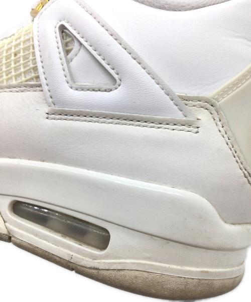 NIKE（ナイキ）NIKE (ナイキ) WMNS Air Jordan 4 Retro ホワイト サイズ:US9.5、UK7、EUR41、cm26.5、BR39.5、CN265の古着・服飾アイテム