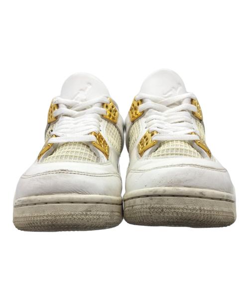 NIKE（ナイキ）NIKE (ナイキ) WMNS Air Jordan 4 Retro ホワイト サイズ:US9.5、UK7、EUR41、cm26.5、BR39.5、CN265の古着・服飾アイテム