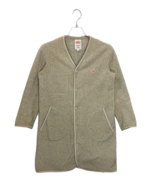 DANTON（ダントン）DANTON (ダントン) フリースノーカラーコート グレー サイズ:Sの古着・服飾アイテム
