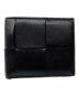 BOTTEGA VENETA (ボッテガベネタ) 2つ折り財布 ブラック：31000円