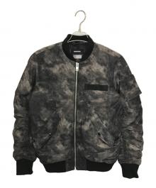 DIESEL（ディーゼル）の古着「MA-1ジャケット」｜ブラック