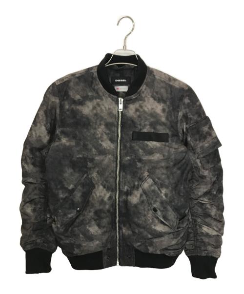 DIESEL（ディーゼル）DIESEL (ディーゼル) MA-1ジャケット ブラック サイズ:Sの古着・服飾アイテム