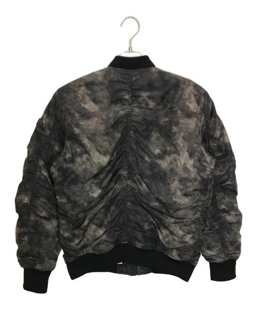 DIESEL（ディーゼル）DIESEL (ディーゼル) MA-1ジャケット ブラック サイズ:Sの古着・服飾アイテム