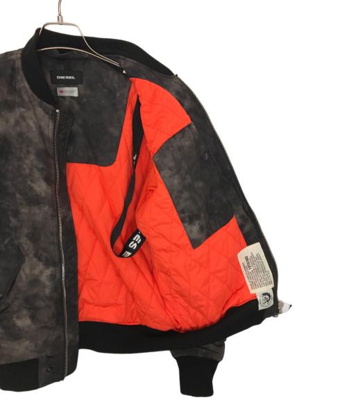 DIESEL（ディーゼル）DIESEL (ディーゼル) MA-1ジャケット ブラック サイズ:Sの古着・服飾アイテム
