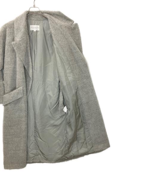 TOMORROW LAND（トゥモローランド）TOMORROW LAND (トゥモローランド) アルパカシャギーロングコート グレー サイズ:40の古着・服飾アイテム