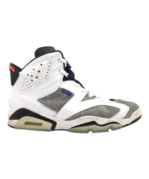 NIKE（ナイキ）NIKE (ナイキ) Air Jordan 6 Retro グレー×ホワイト サイズ:US10.5、UK9.5、EUR44.5、cm28.5の古着・服飾アイテム
