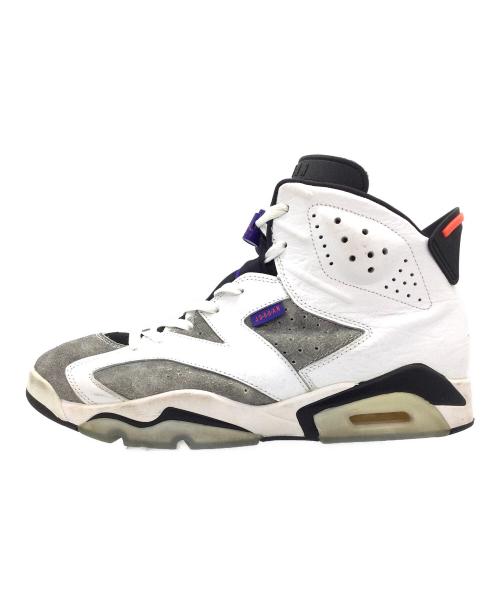 NIKE（ナイキ）NIKE (ナイキ) Air Jordan 6 Retro グレー×ホワイト サイズ:US10.5、UK9.5、EUR44.5、cm28.5の古着・服飾アイテム
