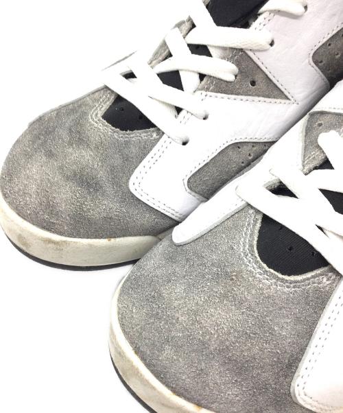 NIKE（ナイキ）NIKE (ナイキ) Air Jordan 6 Retro グレー×ホワイト サイズ:US10.5、UK9.5、EUR44.5、cm28.5の古着・服飾アイテム