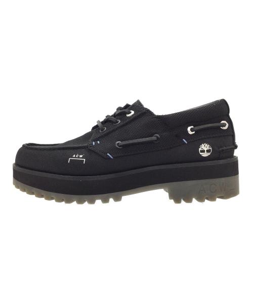 Timberland（ティンバーランド）Timberland A-COLD-WALL (ア・コールド・ウォール) FUTURE73 3-Eye Lug Boat Shoe ブラック サイズ:US8.5W、UK8、EU42、JP26.5、MX26.5、CN265(2.5)の古着・服飾アイテム