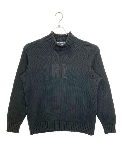 POLO SPORT（ポロスポーツ）POLO SPORT (ポロスポーツ) 厚手ニット ブラック サイズ:Lの古着・服飾アイテム