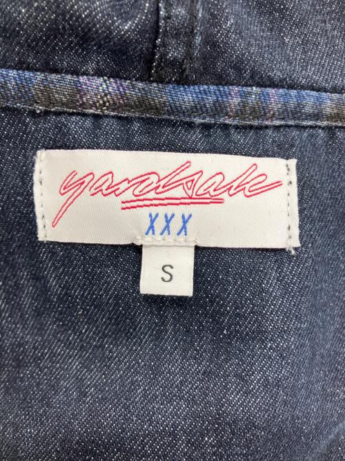 YARDSALE（ヤードセール）YARDSALE (ヤードセール) ジップパーカー ネイビー×パープル サイズ:Sの古着・服飾アイテム