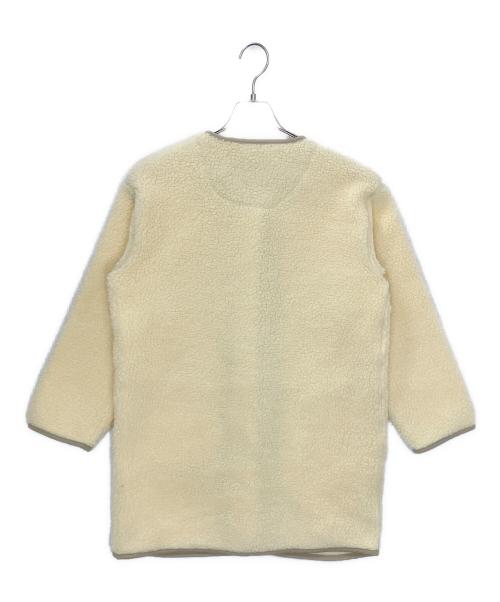 VINCENT ET MIREILLE（ヴァンソンエミレイユ）VINCENT ET MIREILLE (ヴァンソンエミレイユ) ボアノーカラーコート アイボリー サイズ:2の古着・服飾アイテム