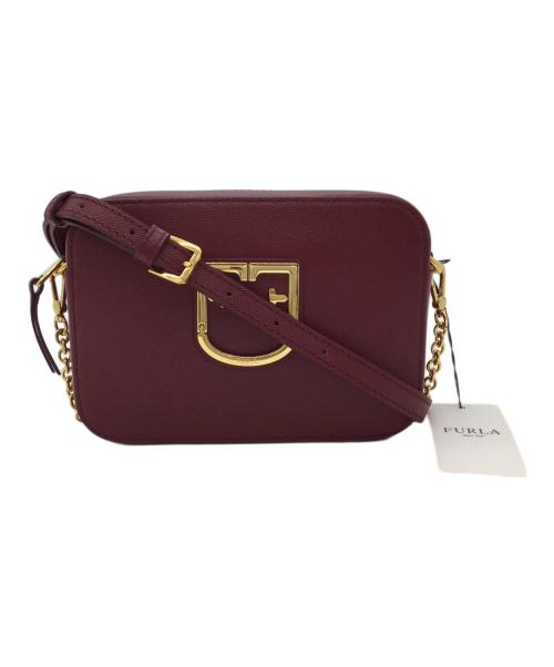 FURLA（フルラ）FURLA (フルラ) ショルダーバッグ ワインレッドの古着・服飾アイテム