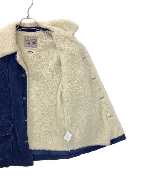 LEE（リー）LEE (リー) RHC Ron Herman (アールエイチシー ロンハーマン) LB9801　内ボアコーデュロイジャケット ネイビー×アイボリー サイズ:Sの古着・服飾アイテム