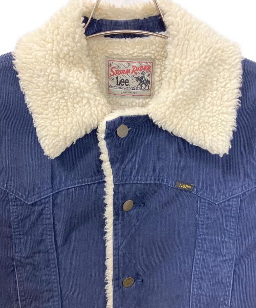 LEE（リー）LEE (リー) RHC Ron Herman (アールエイチシー ロンハーマン) LB9801　内ボアコーデュロイジャケット ネイビー×アイボリー サイズ:Sの古着・服飾アイテム