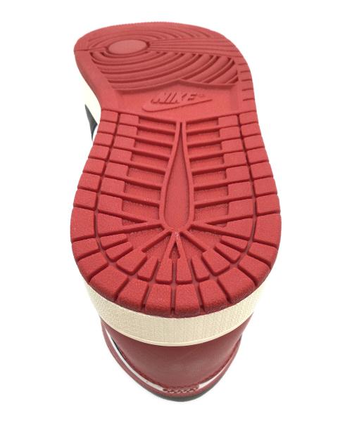 NIKE（ナイキ）NIKE (ナイキ) AIR JORDAN 1 RETRO HIGH OG ホワイト×ブラック×レッド サイズ:US9、UK8、EUR42.5、cm27、BR40.5、CN270(2.5) 未使用品の古着・服飾アイテム