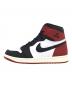 NIKE (ナイキ) AIR JORDAN 1 RETRO HIGH OG ホワイト×ブラック×レッド サイズ:US9、UK8、EUR42.5、cm27、BR40.5、CN270(2.5) 未使用品：15000円