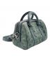 中古・古着 COACH (コーチ) 2WAYバッグ ブルー×ブラウン：15000円