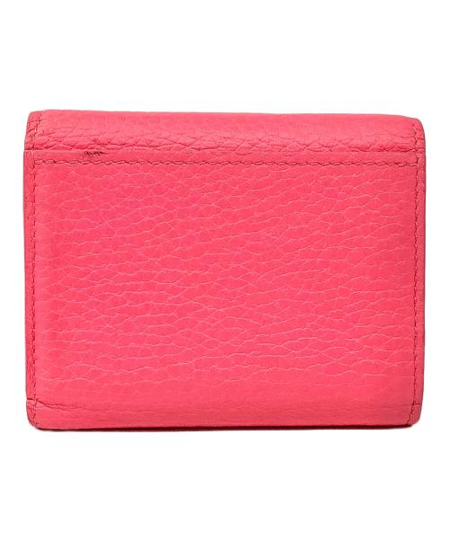 LOUIS VUITTON（ルイ ヴィトン）LOUIS VUITTON (ルイ ヴィトン) ポルトフォイユ・カプシーヌ XS ピンク×グリーンの古着・服飾アイテム
