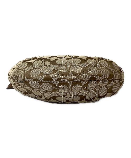 COACH（コーチ）COACH (コーチ) ショルダーバッグ ベージュ×ブラウンの古着・服飾アイテム