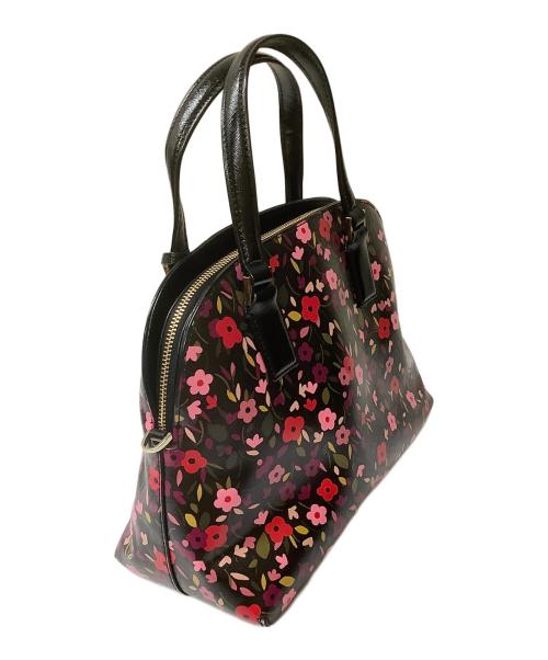 Kate Spade（ケイトスペード）Kate Spade (ケイトスペード) 2WAYバッグ ブラック×ピンクの古着・服飾アイテム