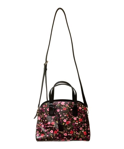 Kate Spade（ケイトスペード）Kate Spade (ケイトスペード) 2WAYバッグ ブラック×ピンクの古着・服飾アイテム