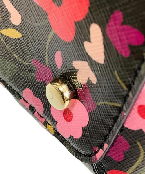 Kate Spade（ケイトスペード）Kate Spade (ケイトスペード) 2WAYバッグ ブラック×ピンクの古着・服飾アイテム