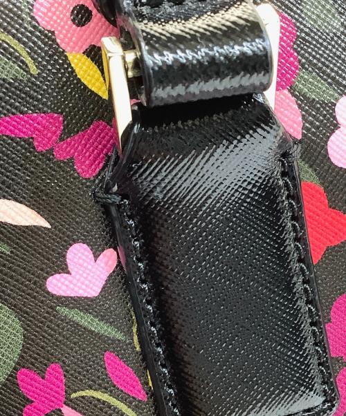 Kate Spade（ケイトスペード）Kate Spade (ケイトスペード) 2WAYバッグ ブラック×ピンクの古着・服飾アイテム
