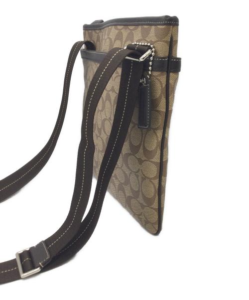COACH（コーチ）COACH (コーチ) ショルダーバッグ ブラウン×ベージュの古着・服飾アイテム