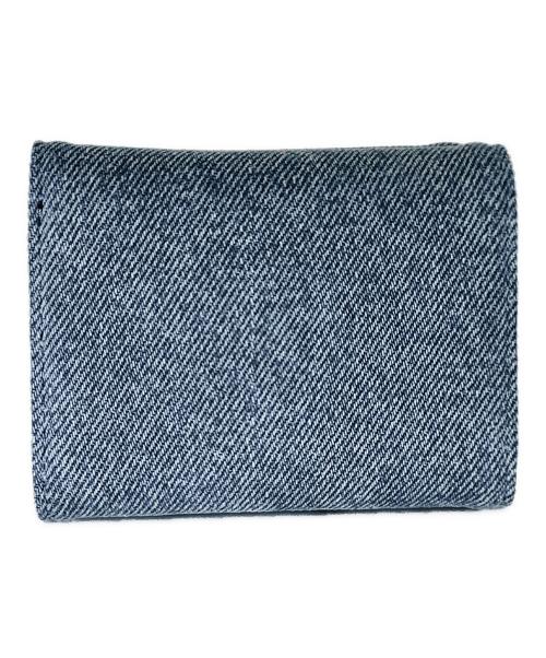 DIESEL（ディーゼル）DIESEL (ディーゼル) 3つ折り財布 インディゴの古着・服飾アイテム
