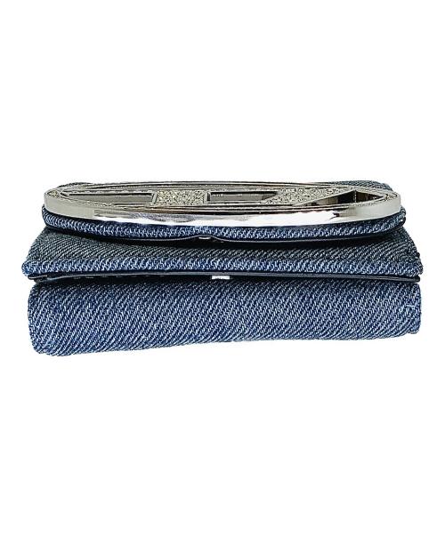 DIESEL（ディーゼル）DIESEL (ディーゼル) 3つ折り財布 インディゴの古着・服飾アイテム