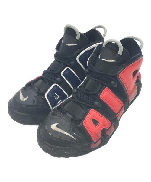 NIKE（ナイキ）NIKE (ナイキ) AIR MORE UPTEMPO 96 ブラック サイズ:US8、UK7、EUR41、cm26、BR39.5、CN260(2.5)の古着・服飾アイテム
