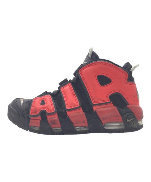 NIKE（ナイキ）NIKE (ナイキ) AIR MORE UPTEMPO 96 ブラック サイズ:US8、UK7、EUR41、cm26、BR39.5、CN260(2.5)の古着・服飾アイテム