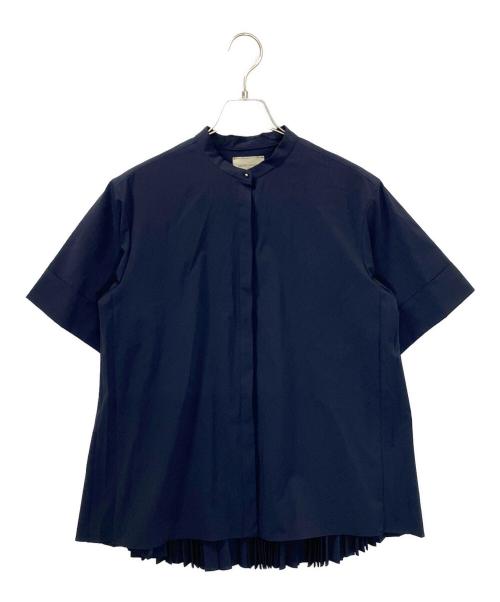 UNITED ARROWS（ユナイテッドアローズ）UNITED ARROWS (ユナイテッドアローズ) 1516-199-1601　半袖ブラウス ネイビー サイズ:36の古着・服飾アイテム
