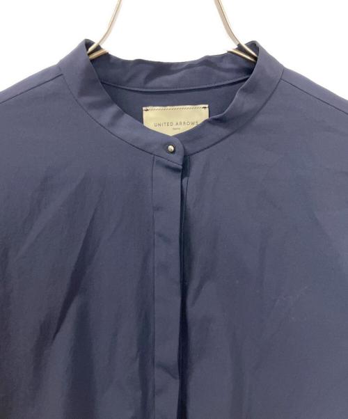 UNITED ARROWS（ユナイテッドアローズ）UNITED ARROWS (ユナイテッドアローズ) 1516-199-1601　半袖ブラウス ネイビー サイズ:36の古着・服飾アイテム