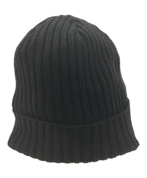 SUPREME（シュプリーム）SUPREME (シュプリーム) ニット帽 ブラックの古着・服飾アイテム