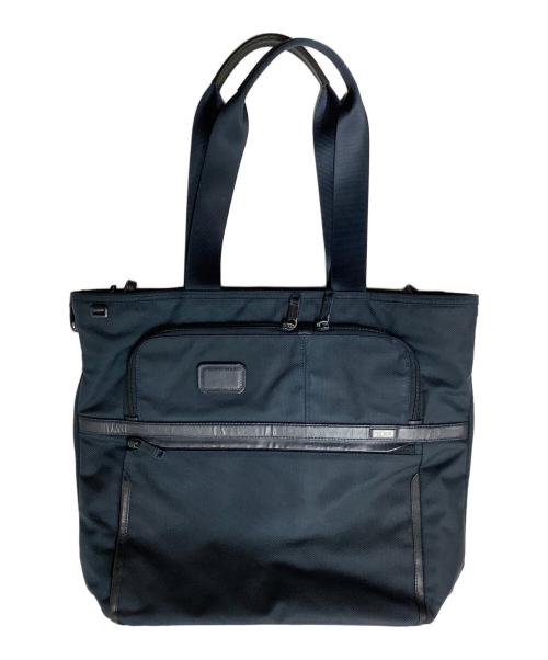TUMI（トゥミ）TUMI (トゥミ) エクスパンダブルスクエアトートバッグ ネイビーの古着・服飾アイテム