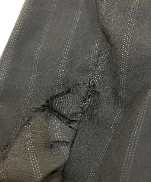 ISSEY MIYAKE（イッセイミヤケ）ISSEY MIYAKE (イッセイミヤケ) IM53FD506　ストライプジャケット ブラック サイズ:1の古着・服飾アイテム